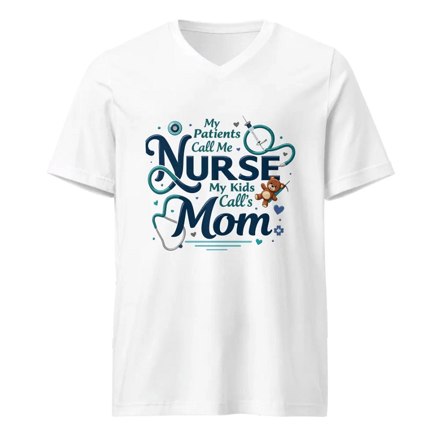 Nurse Mom V-Neck Tee product image (5)