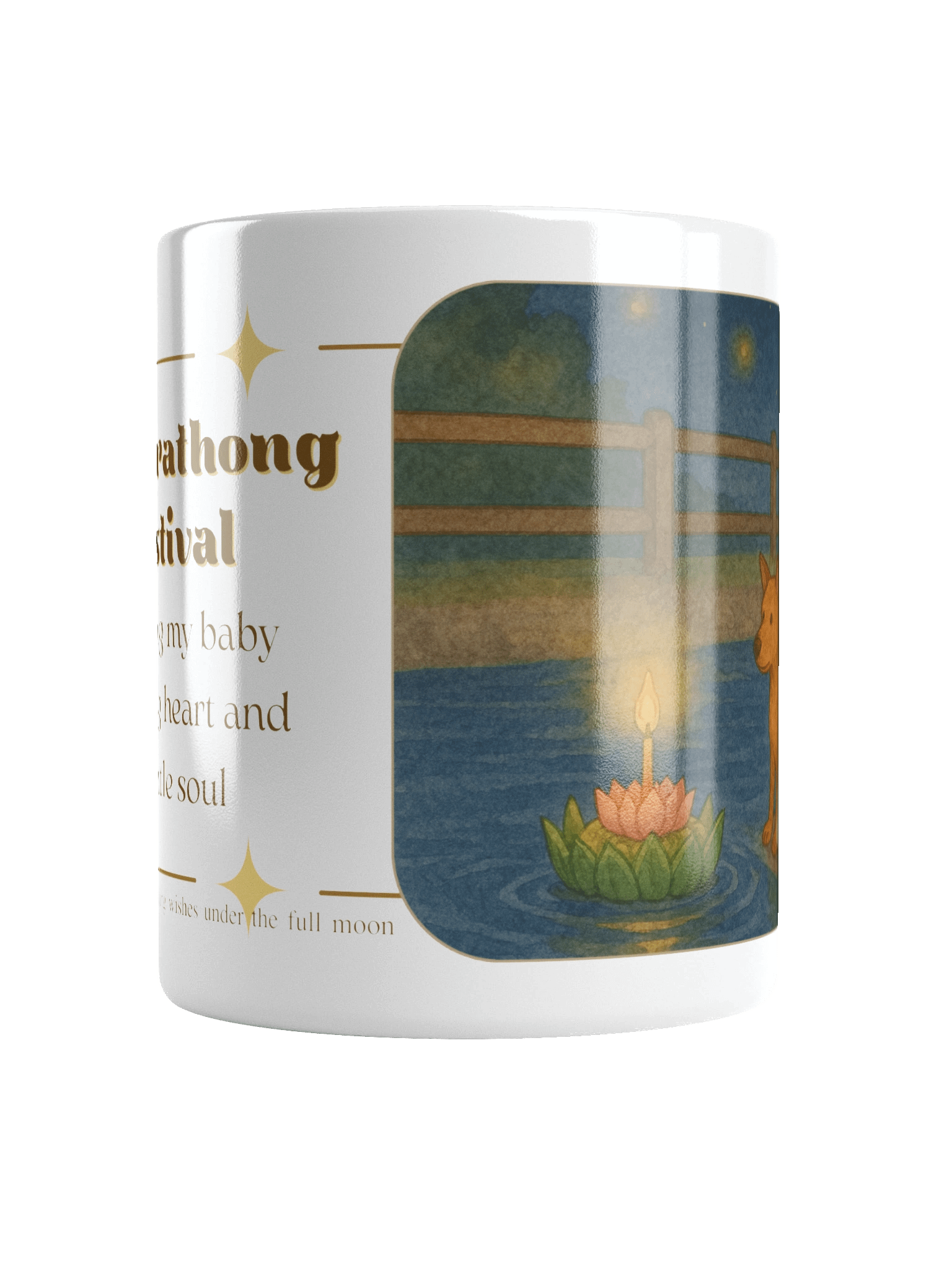 Loy Krathong Wishes Ceramic Mug product image (3)