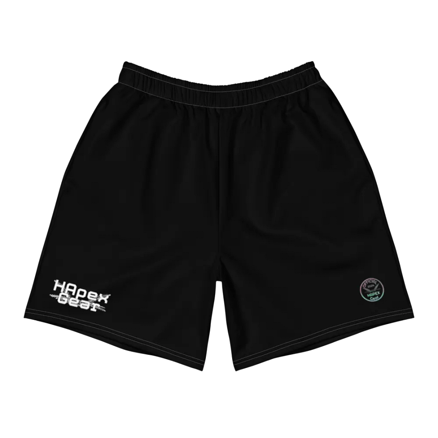 Athletic Long Shorts - Black - White HApex Gear Black Logo product image (11)