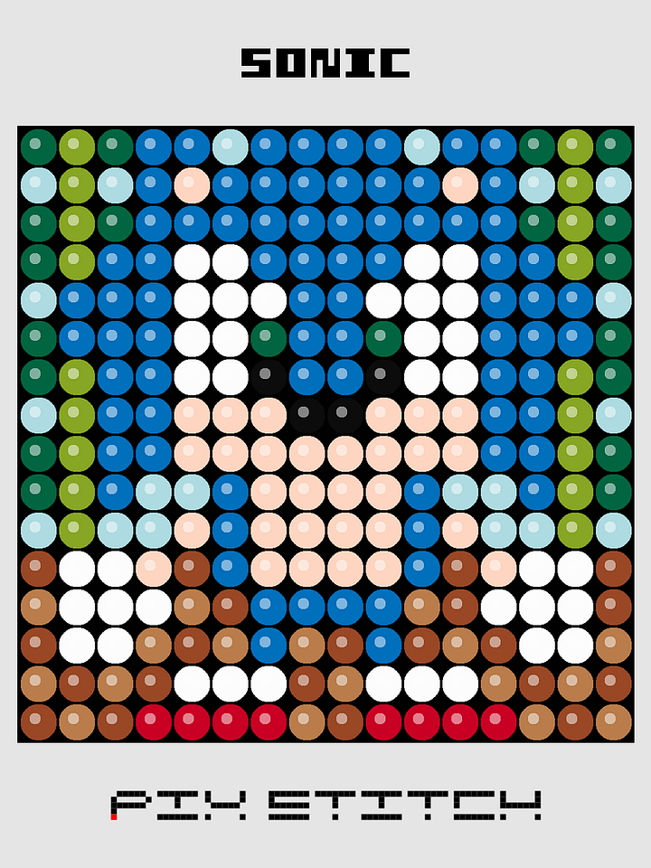 Sonic Pixel Art product image (1)