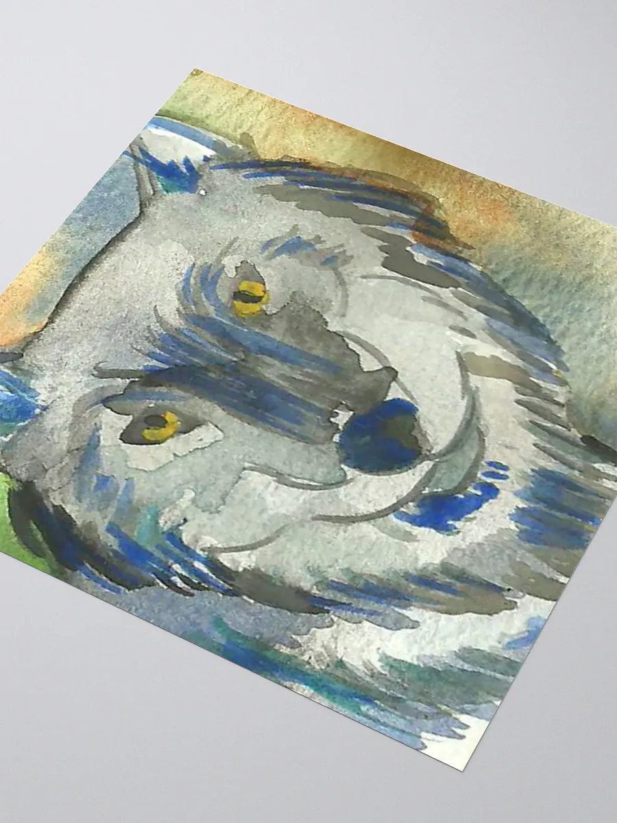 Gray Wolf Sticker product image (9)