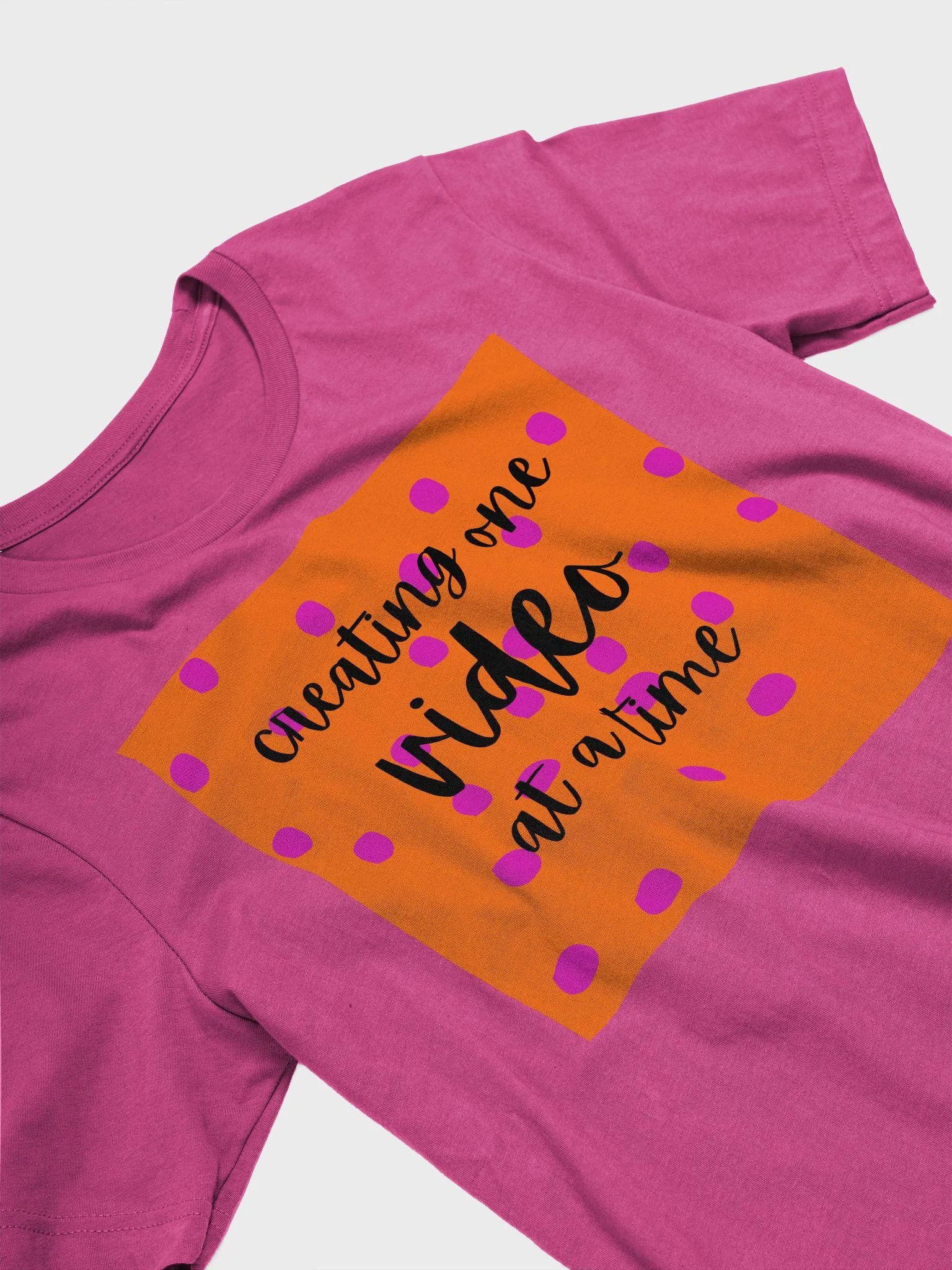 T-Shirt - Orange Pink Spots product image (10)