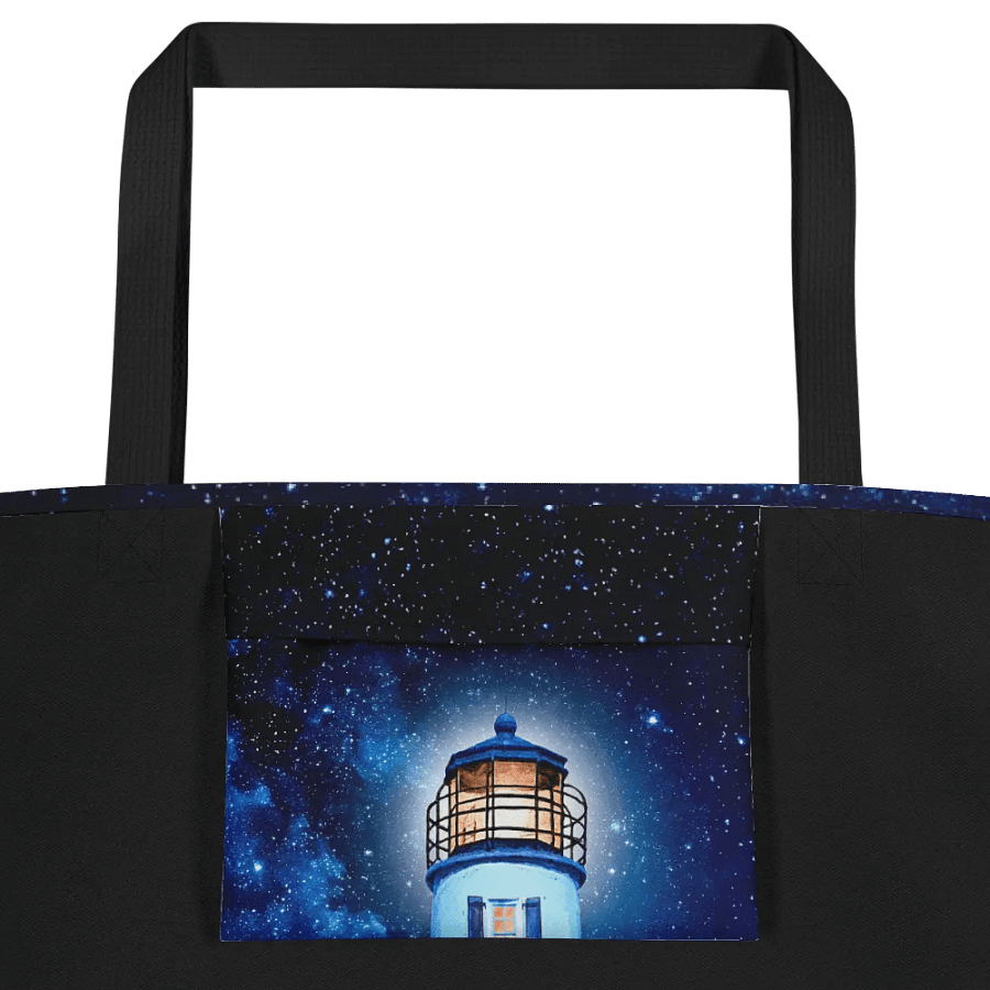 St. George Island Lighthouse by Night – Florida Tote Bag product image (10)