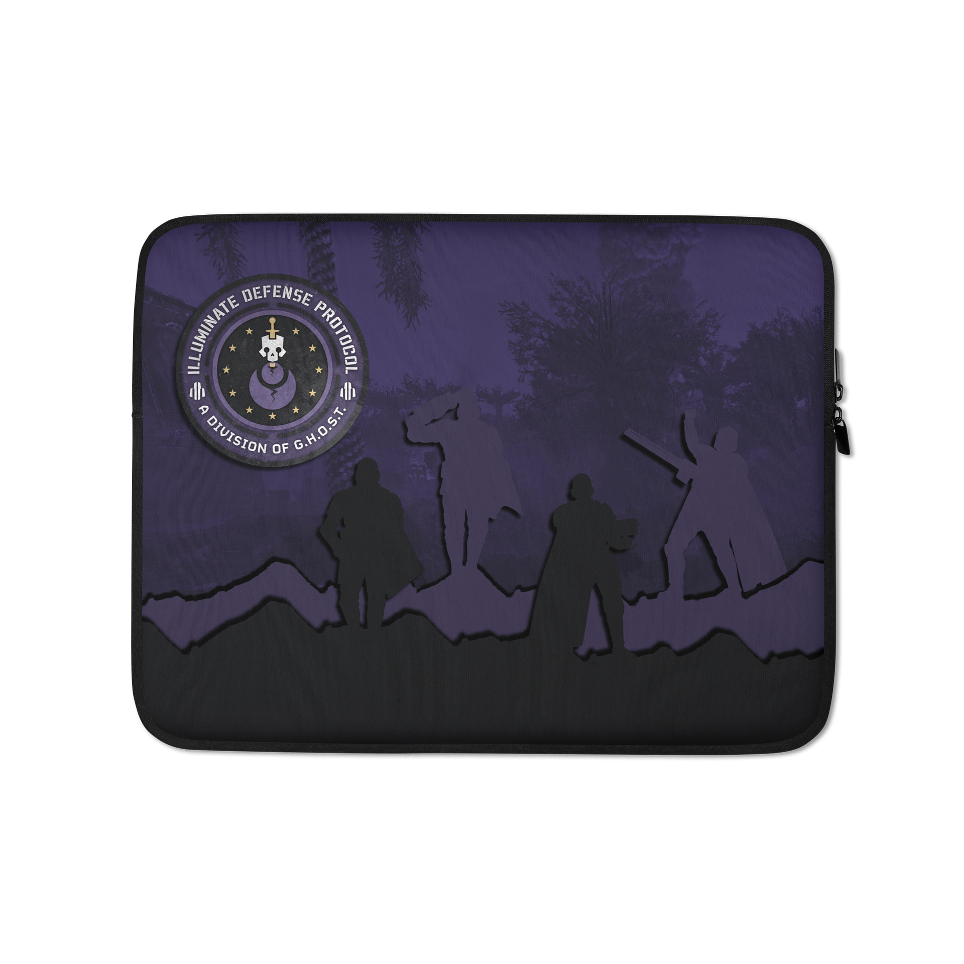 Illuminate Defense Protocol Laptop Case product image (1)