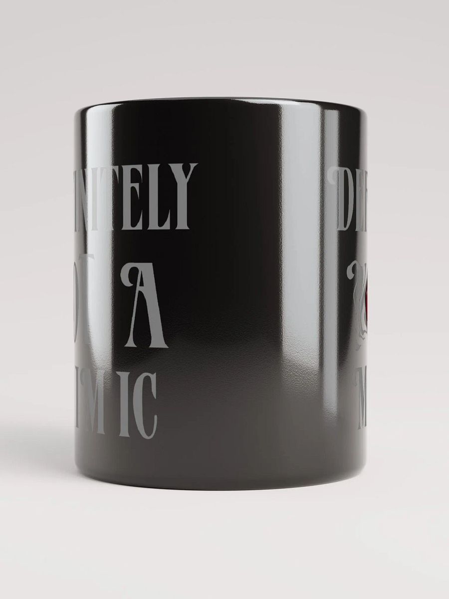 Not a mimic black mug product image (9)