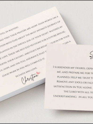 Wives in Waiting Printable Prayer Cards product image (1)