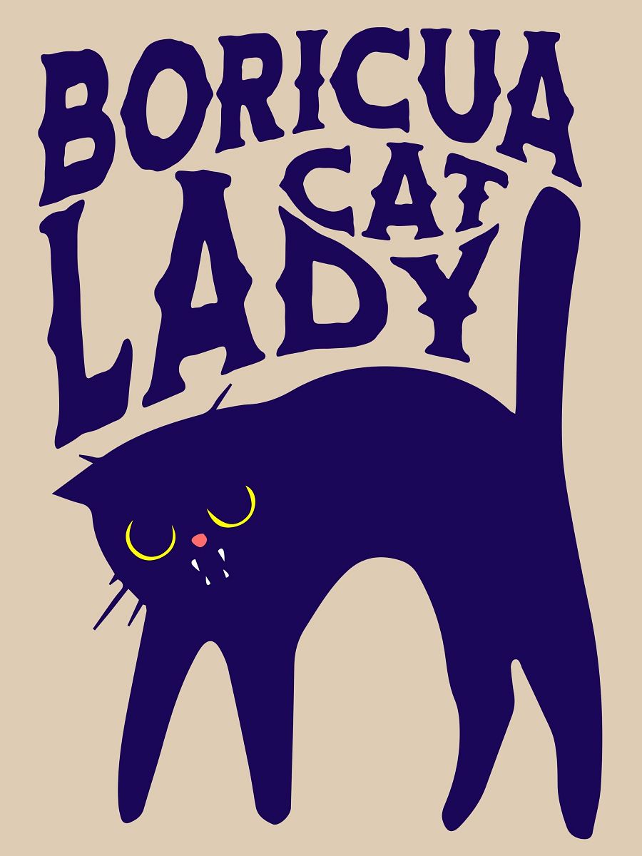 Boricua Cat Lady Camiseta Unisex product image (1)