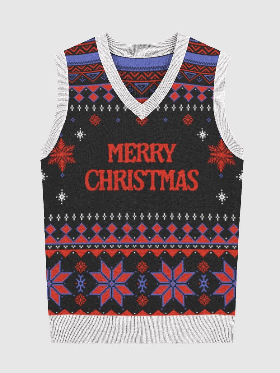 Festive V-Neck Christmas Vest product image (1)