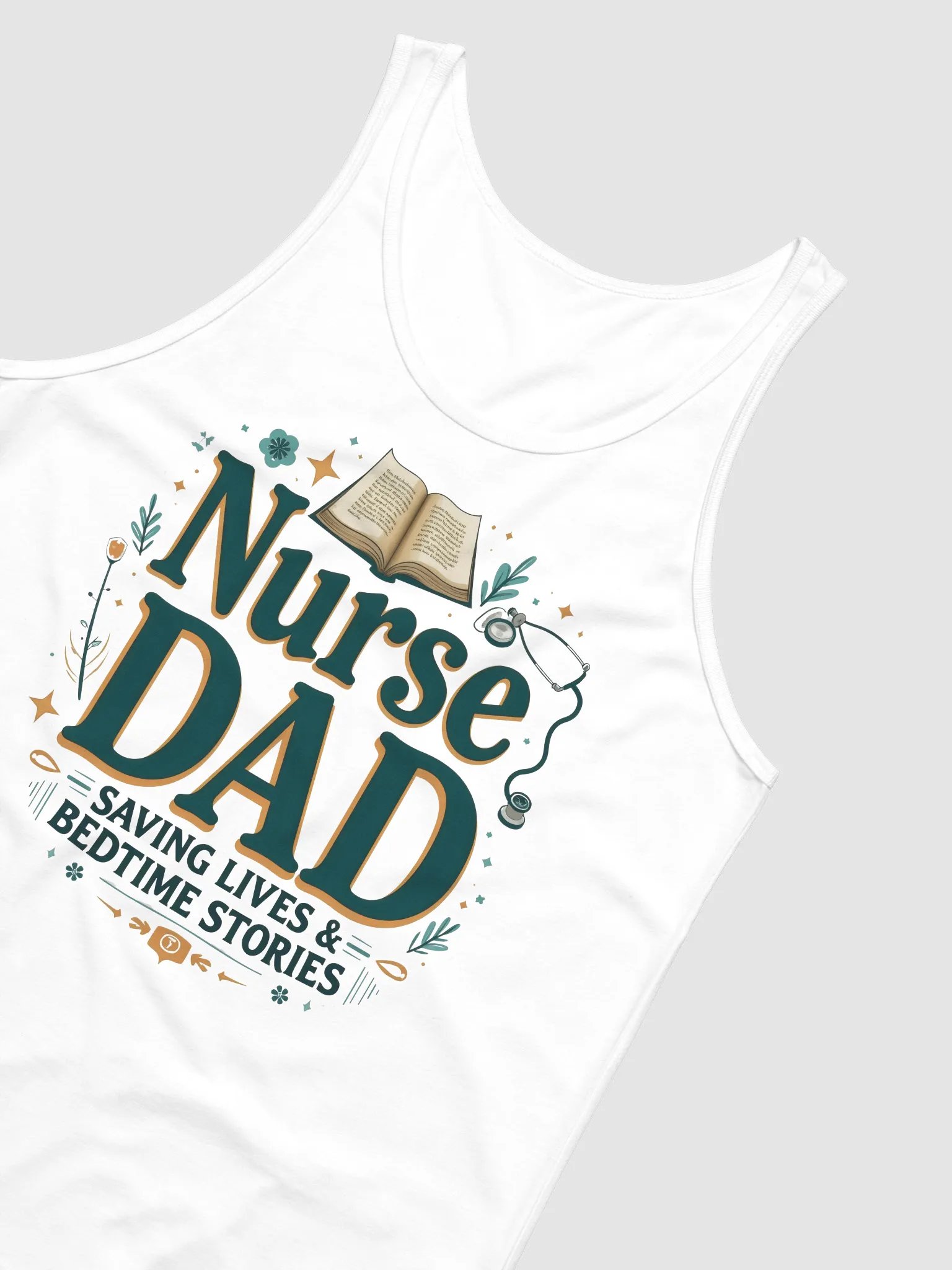 Nurse Dad Saving Lives Tank product image (19)
