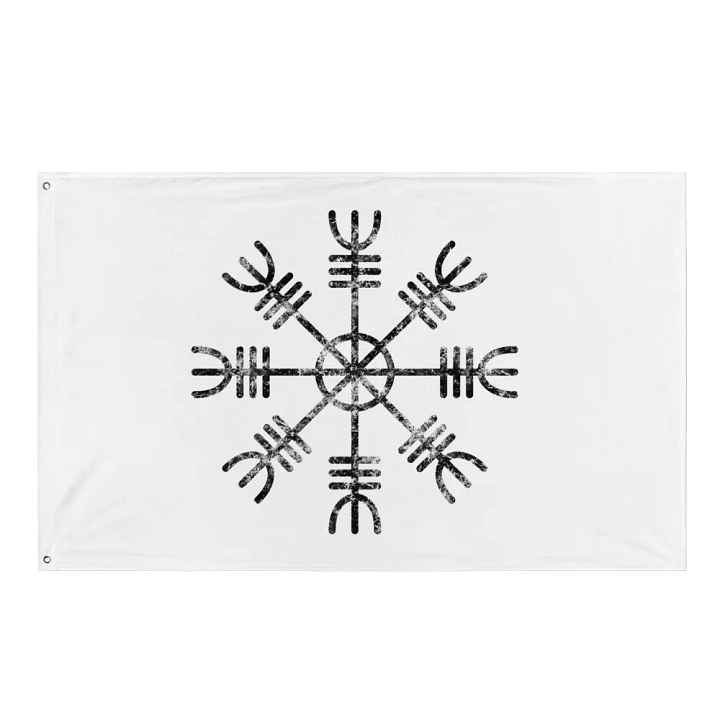 Aegishjalmur Flag in White product image (1)