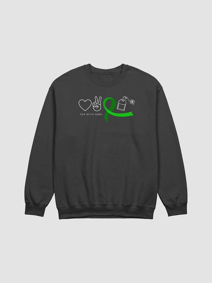 Love, Peace, Good Health, and Good Tea Sweatshirt (Classic) product image (1)