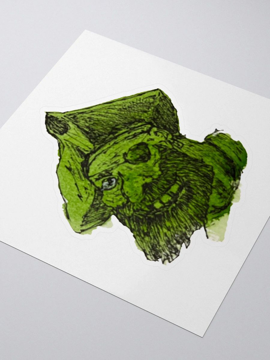 Watercolour Blobs Sticker- Sap Green product image (3)