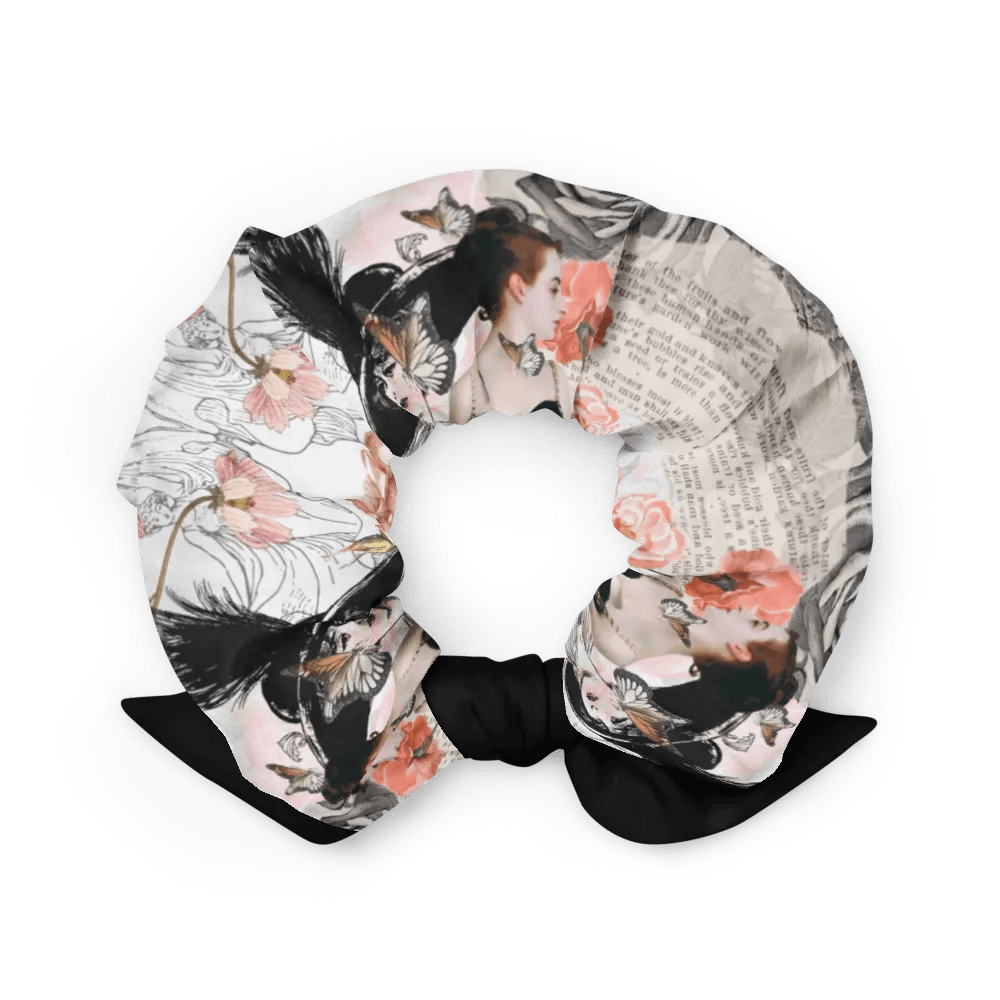 Vintage Lady Butterfly Dreams Collage All-Over Print Scrunchie product image (1)