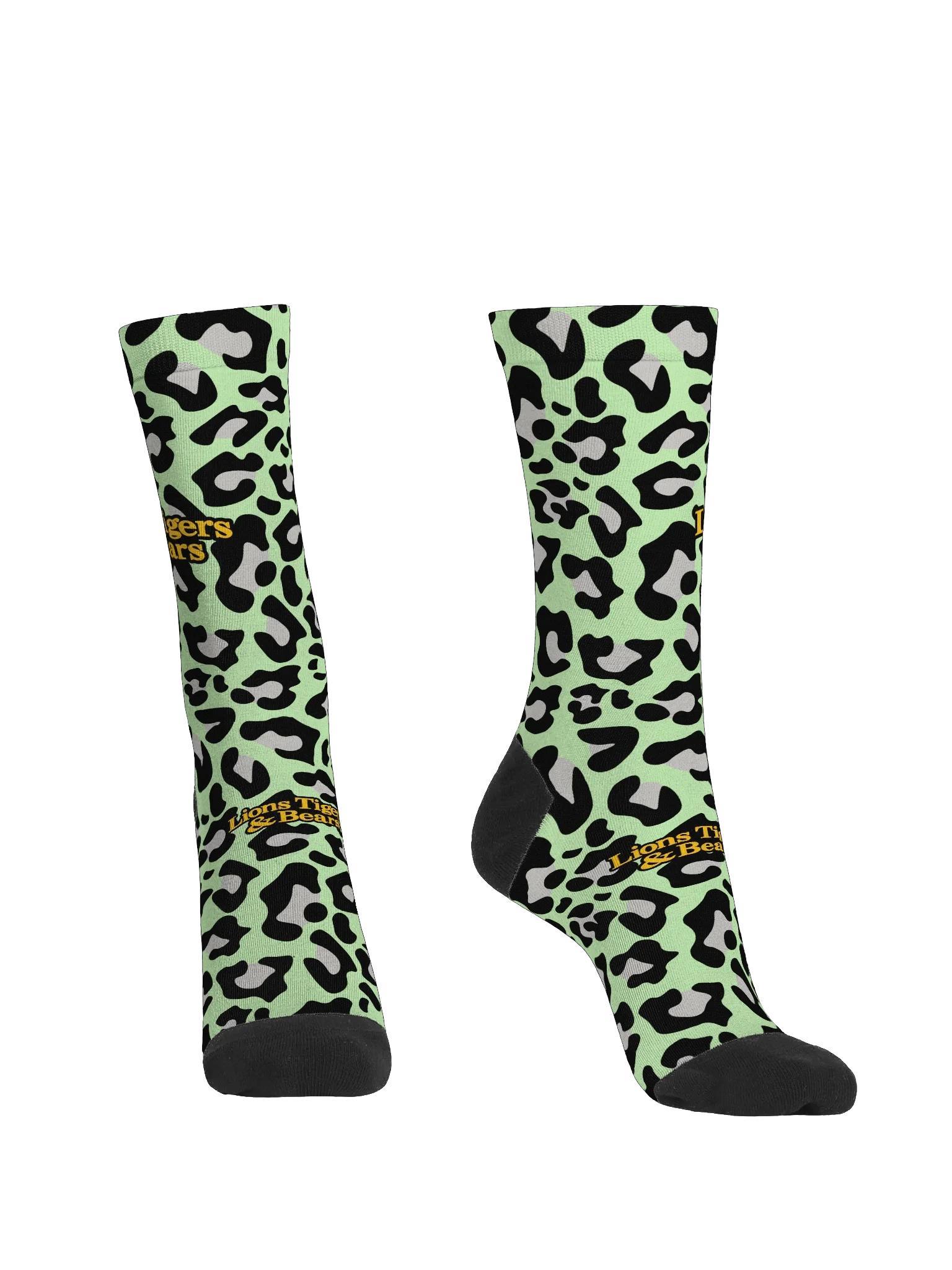 LTB Mint Cheetah Logo Socks product image (2)
