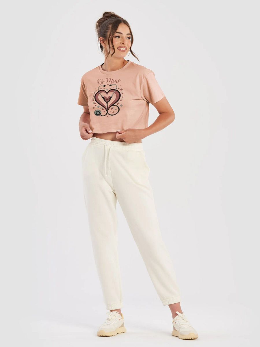 Be Mine, or I'll Have to Chart About It - Crop Top product image (31)