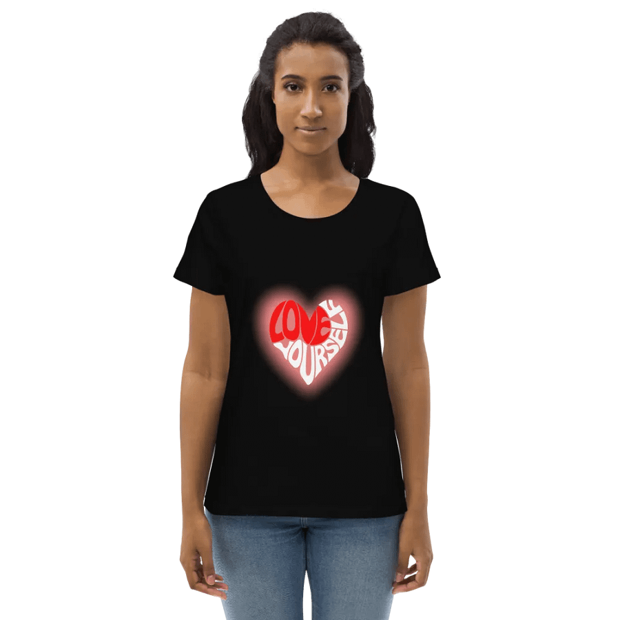 Love Yourself Heart Graphic Tee product image (13)