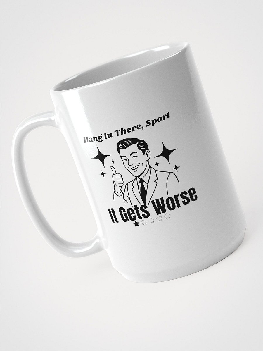 Hang in There, Sport – 1-Star Review Mug – Dark Humor Gildan Heavyweight Tee product image (3)