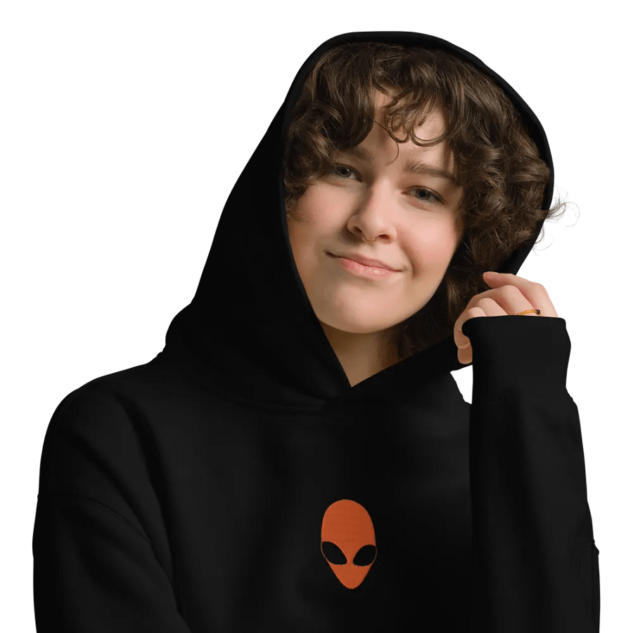 TYKY Extraterrestrial Encounter Hoodie Orange Logo product image (10)