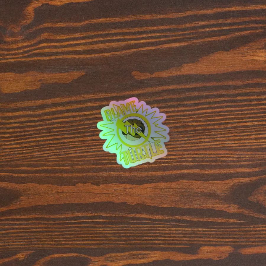 Blame The Turtle! Holo Sticker product image (5)