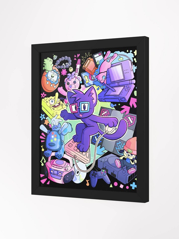 riding the waves framed poster product image (3)