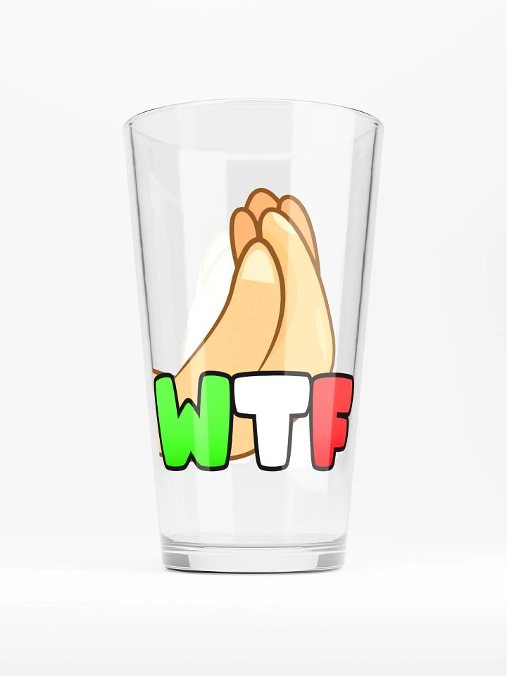 WTF Pint Glass product image (1)