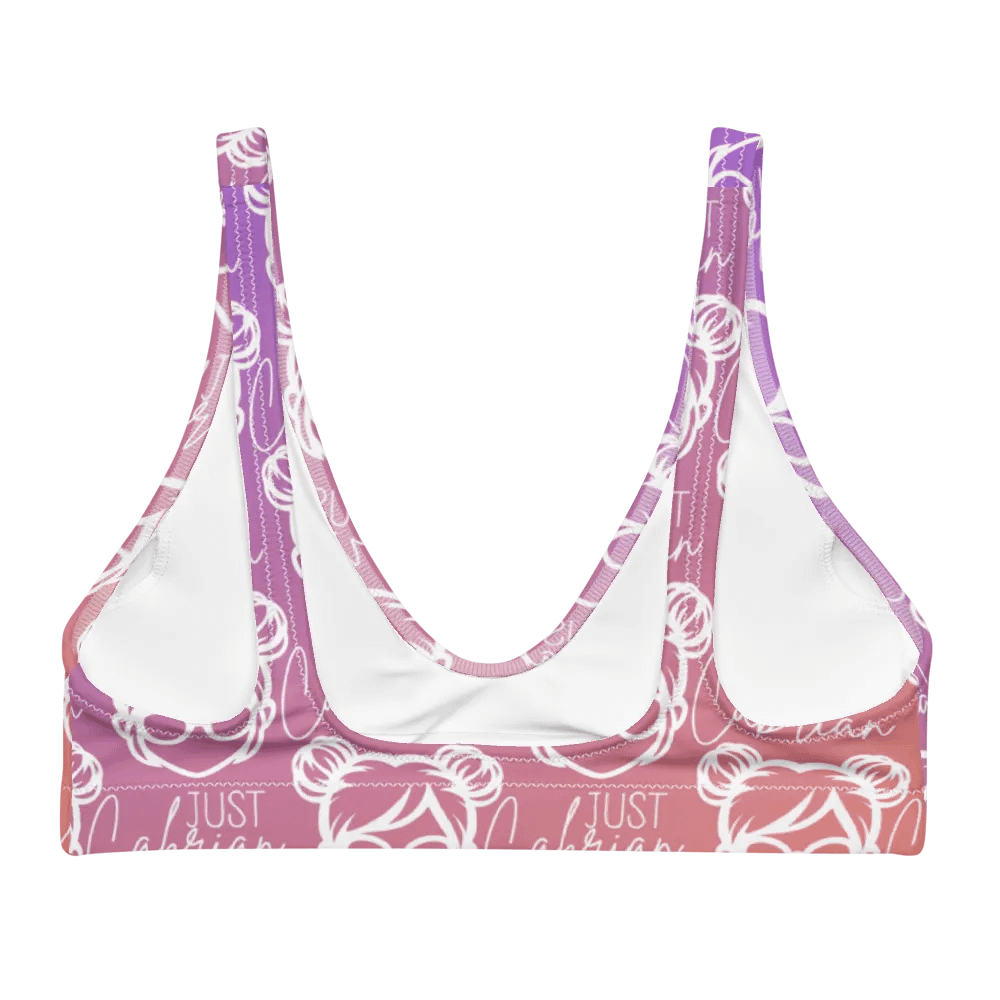 JustCabrian Logo bikini top product image (2)