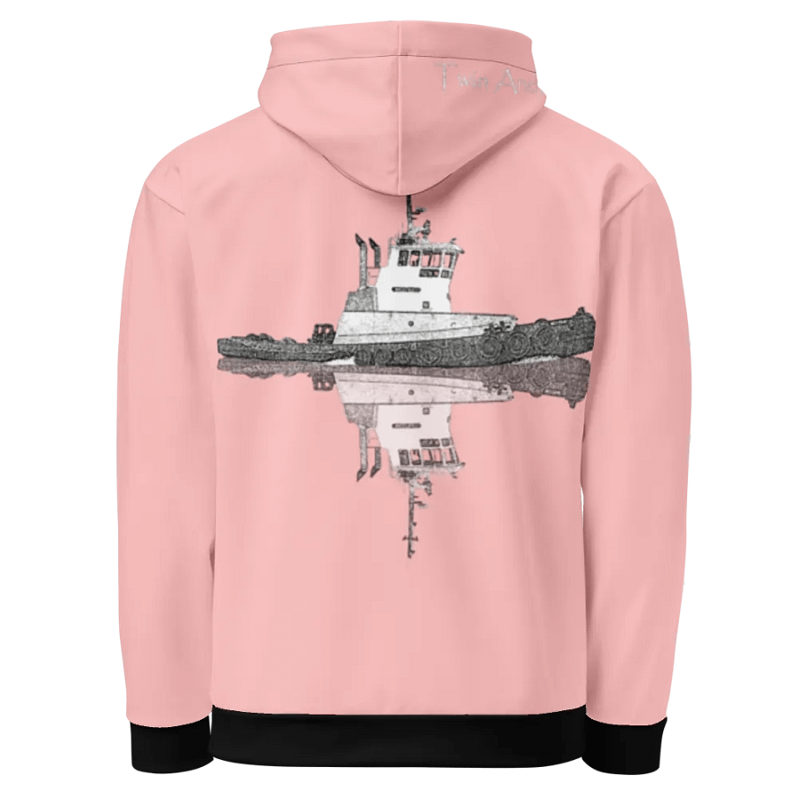Pink Westrac tug Hoodie product image (4)