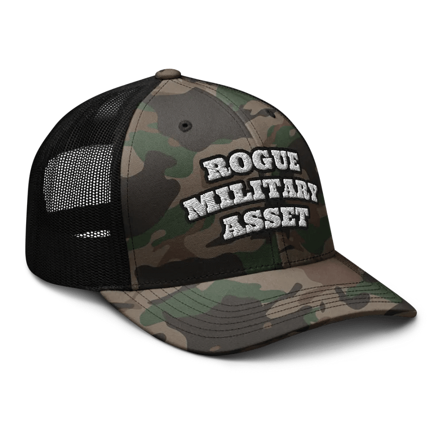 Rogue Military Asset Camo Trucker Hat product image (2)