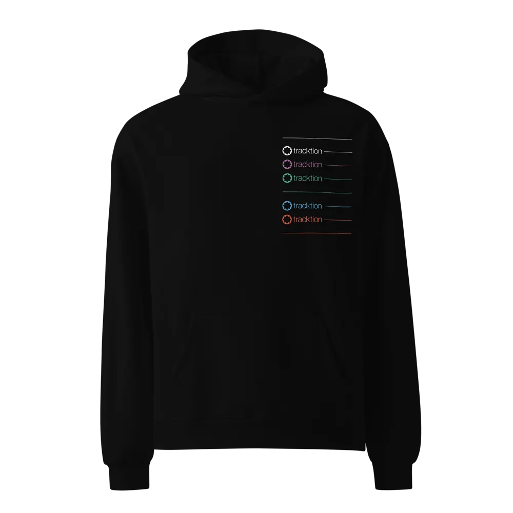 Tracktion Piano Premium Oversized Hoodie - front product image (1)