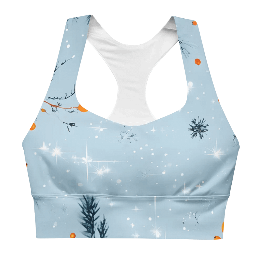 Winter Berries All-Over Print Sports Bra product image (1)