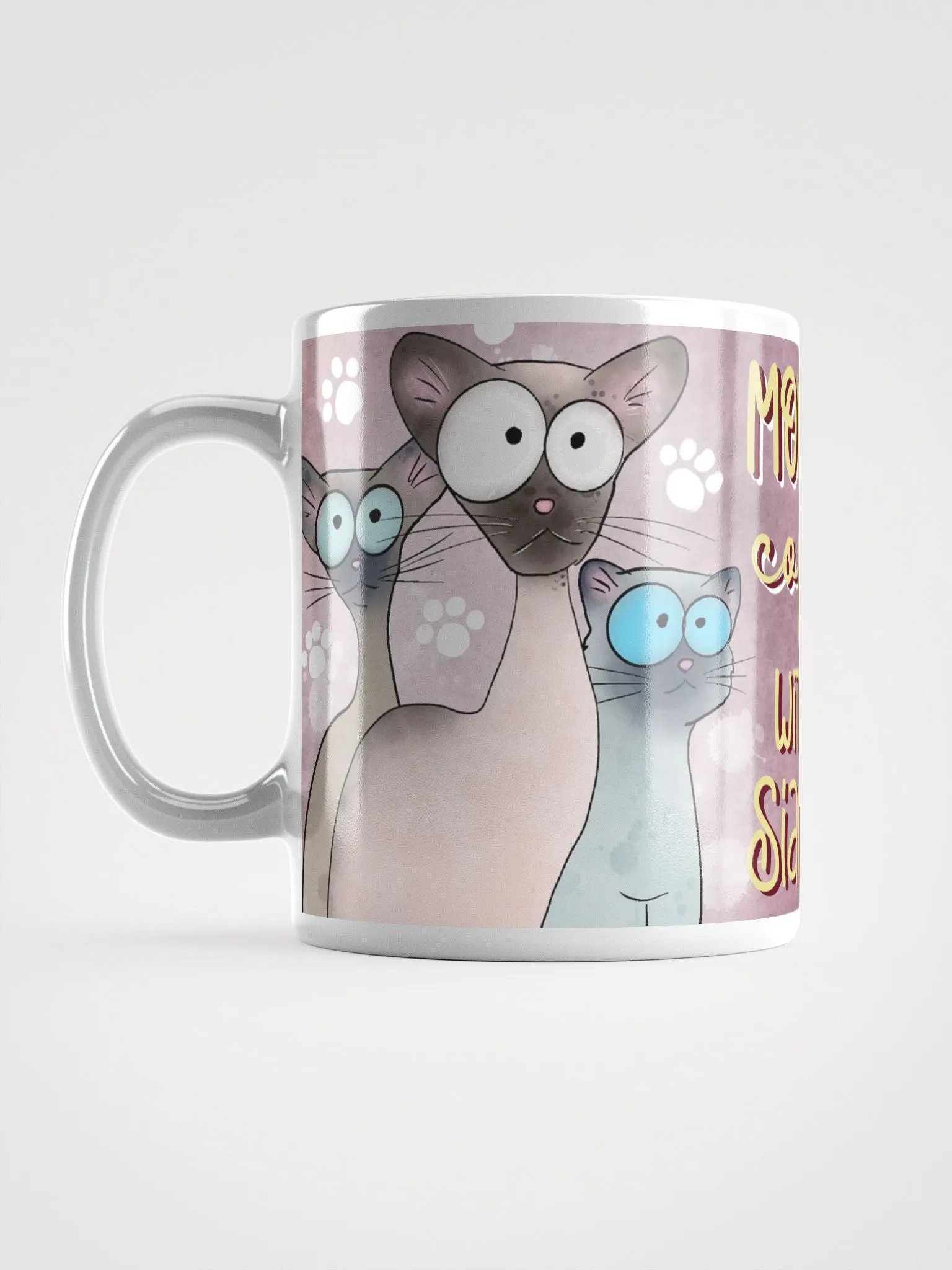 Morning Coffee with My Siamese Mug product image (3)