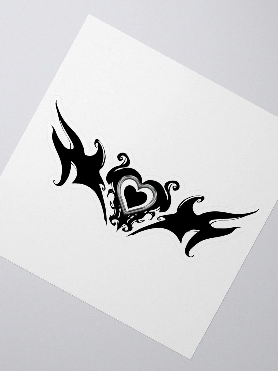 cyber heart sticker 𓆩🖤𓆪 product image (2)