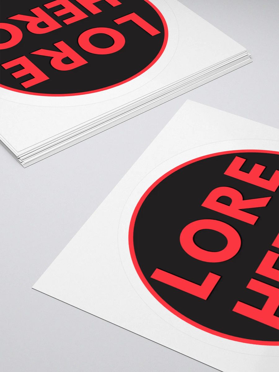 Lore Hero logo sticker product image (12)