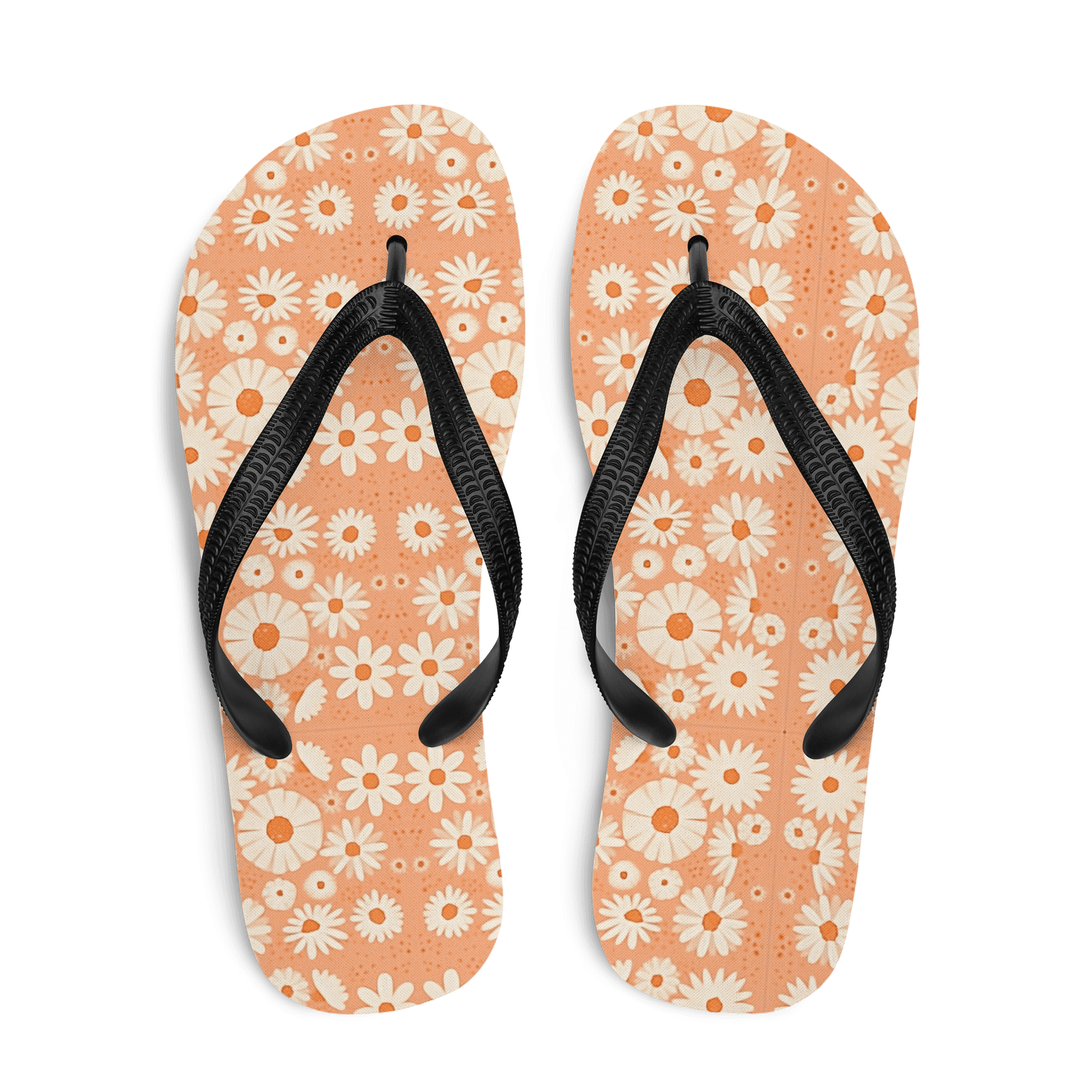 Daisy Seamless Patterned Flip-flops product image (2)
