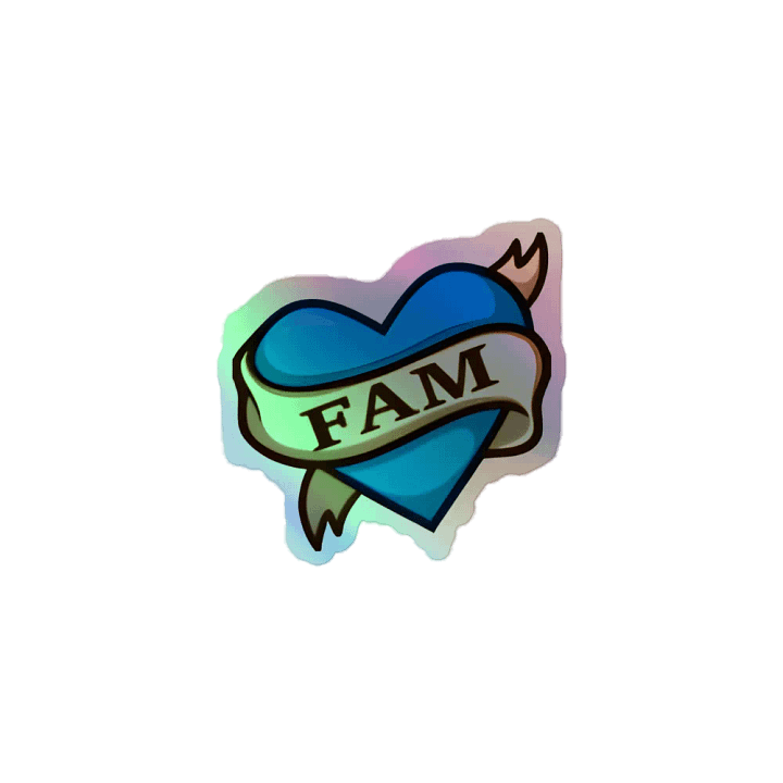 Ris Fam Holo-Sticker product image (1)