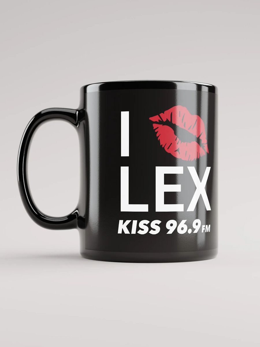 I KISS LEX Black Ceramic Mugs ( 2 Sizes ) product image (6)