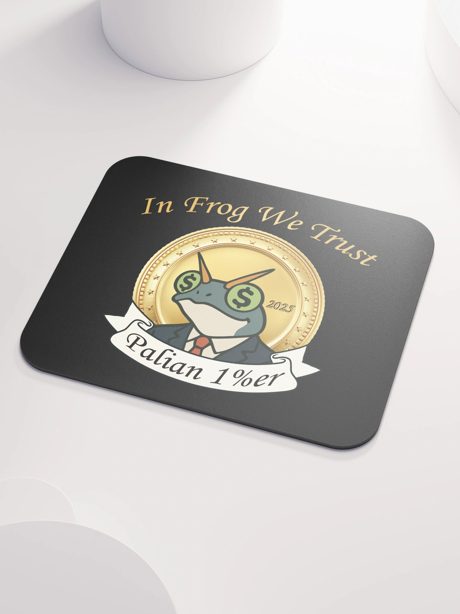 FROGMONEY2025 In Frog We Trust Mouse Pad product image (3)
