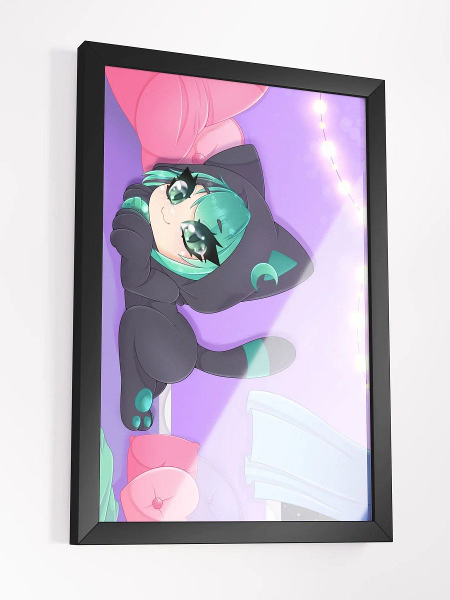 Sleepy Eepy Kitty Mintzey Poster (Framed) product image (3)