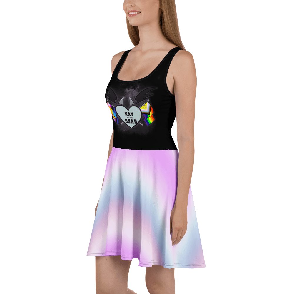Kay_of_the_Dead Pride Logo Dress With Bigender Pride Skirt product image (1)