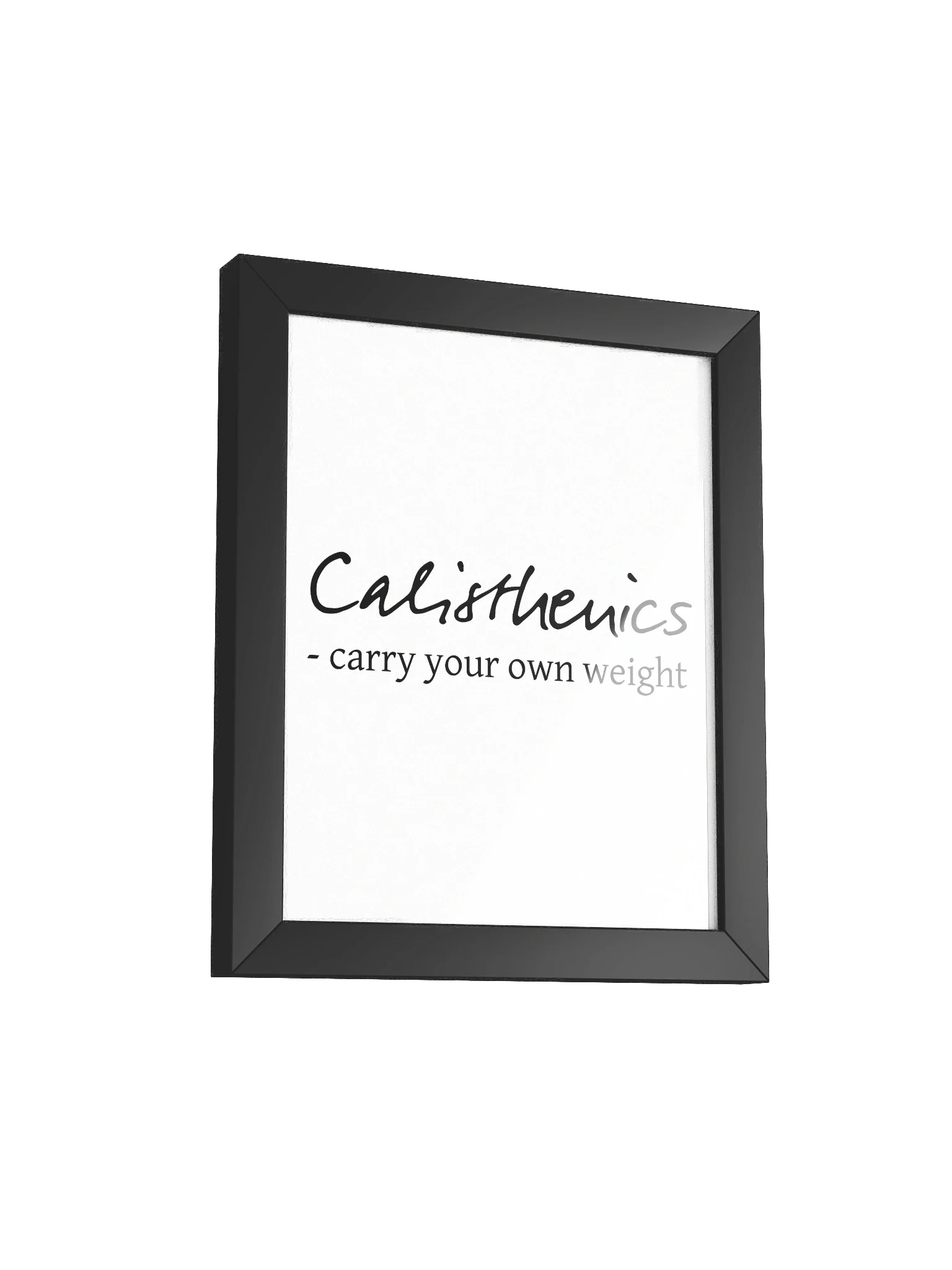 DK Fitness Print: Carry Your Own Weight product image (20)