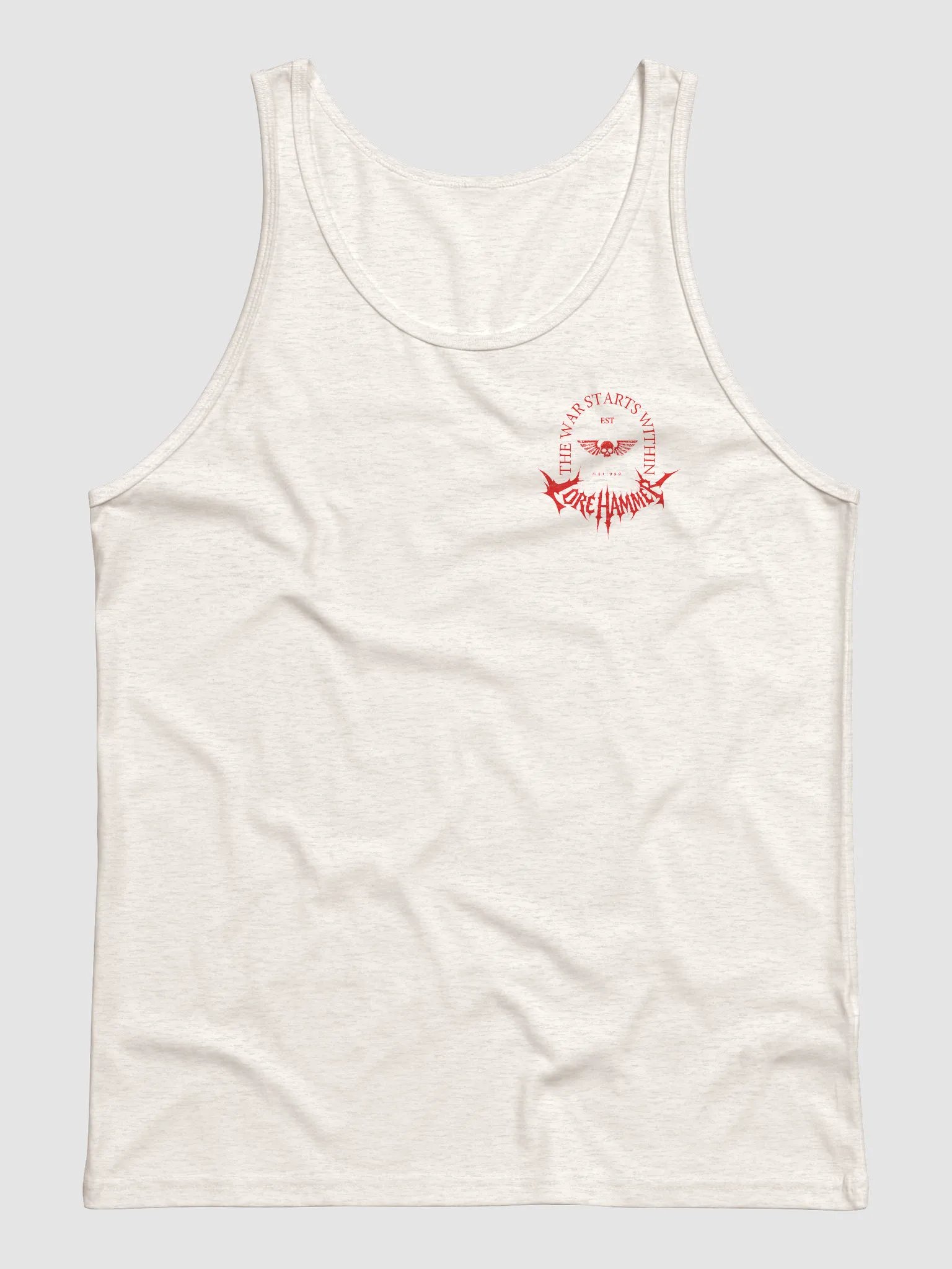 WAR WITHIN DELUXE MENS GYM TANK - LIGHT product image (3)
