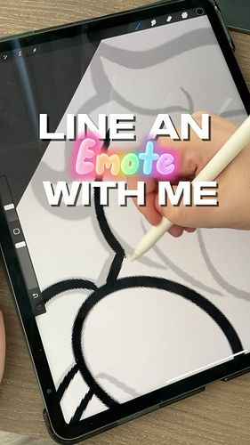Been stretching my digital muscles again by working on some new emotes for @conchodreamer. Lining is always my favorite part ...