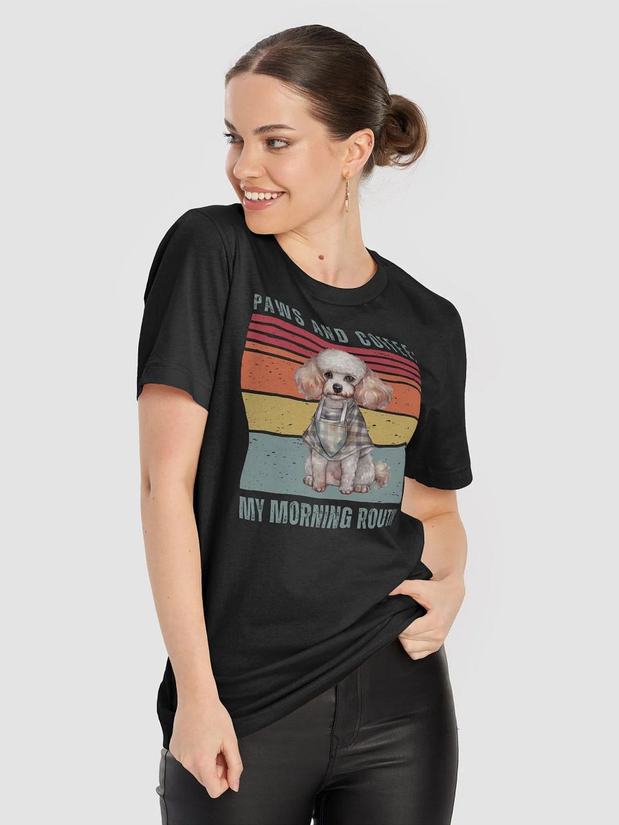 Paws and Coffee: Poodle Lover's Tee product image (31)