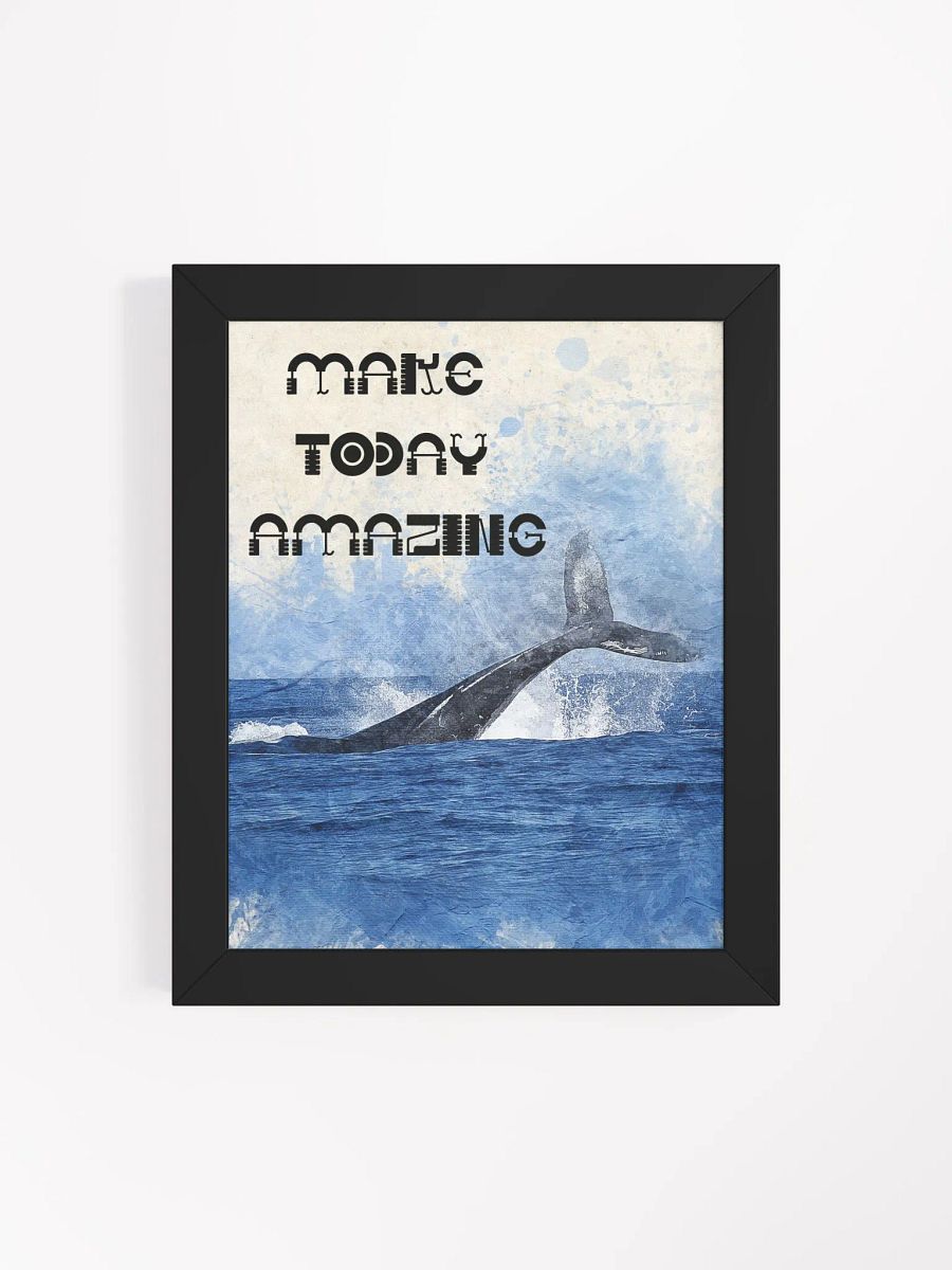 Whale Inspiration Wall Art - "Make Today Amazing" product image (18)