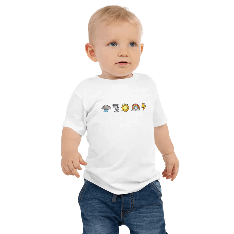 "Weather Emojis" - Toddler T-Shirt