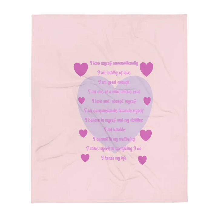 Self-love, affirmation, blanket product image (1)
