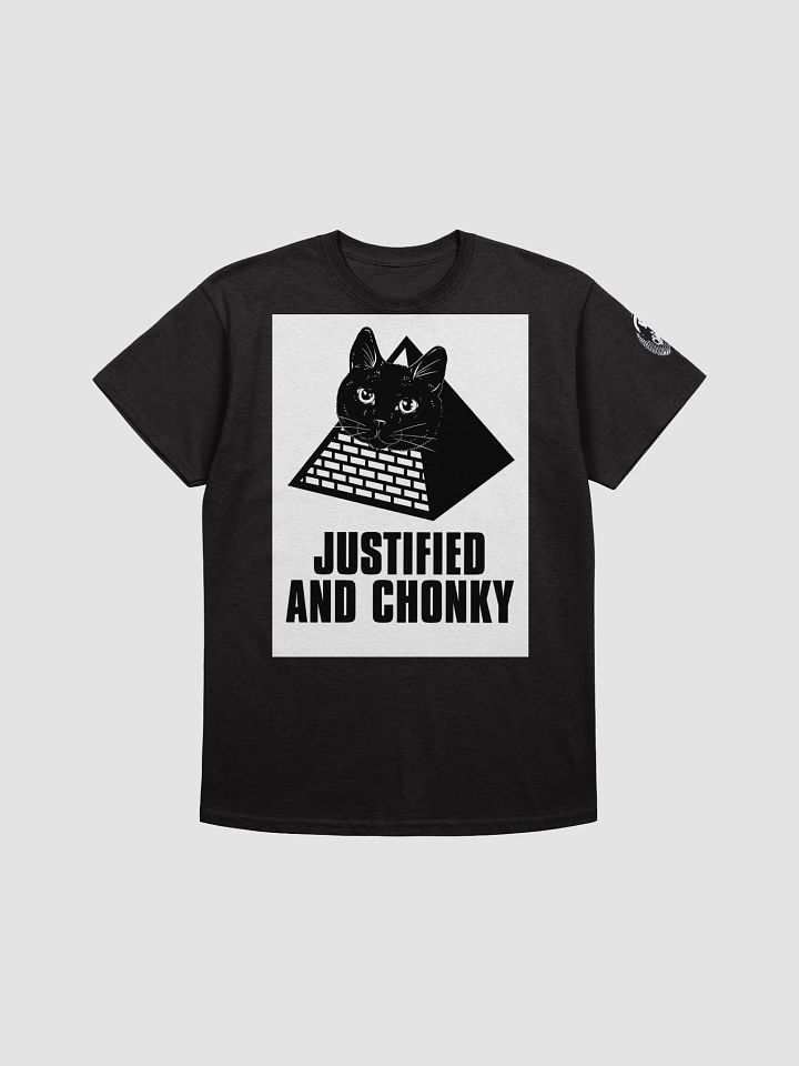 DJ STRIGOI JUSTIFIED AND CHONKY HEAVY TEE product image (1)