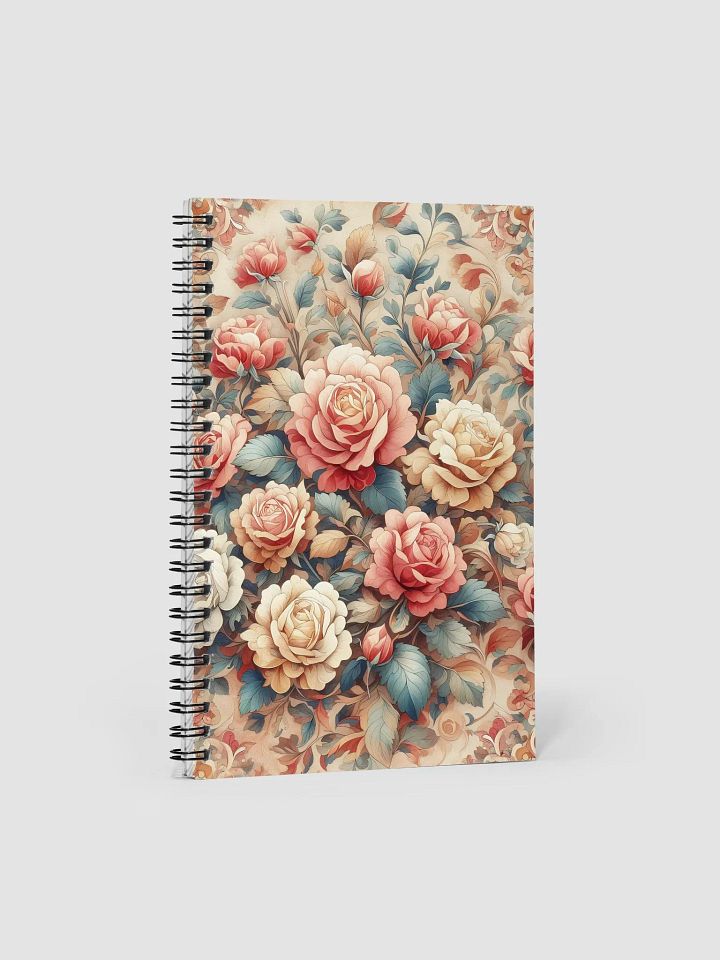 Royal Floral Spiral Notebook product image (1)