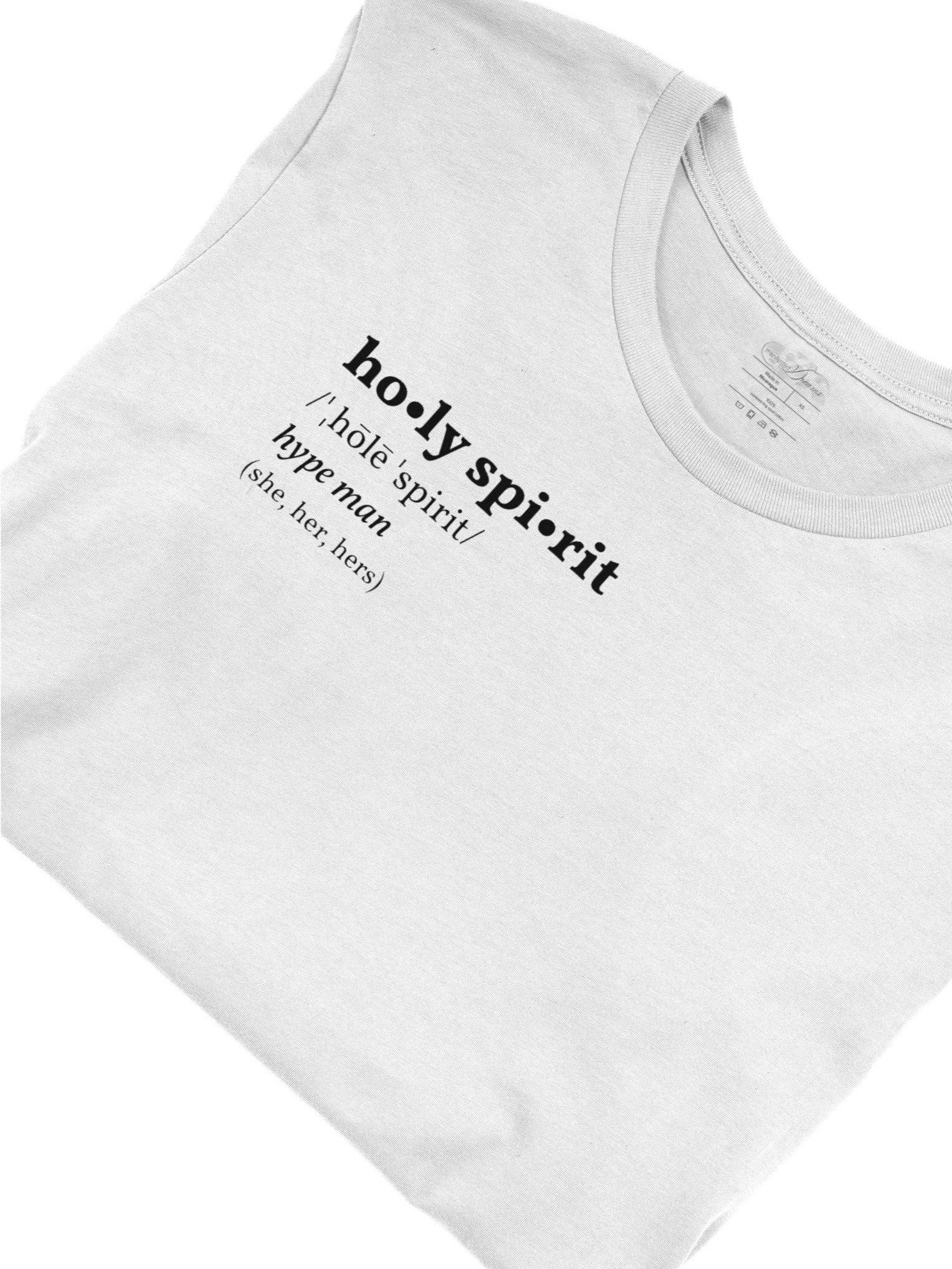 Holy Spirit (she,her,hers) White T-Shirt product image (3)