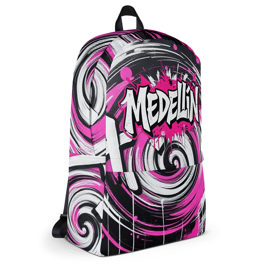 Medellin Graffiti Swirl Backpack product image (3)